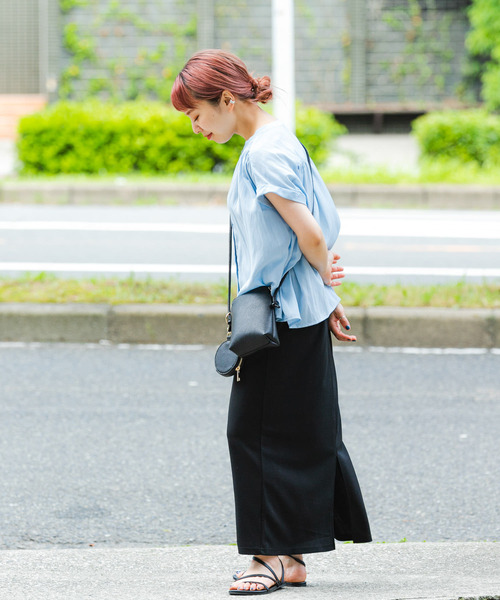 ITEMS URBANRESEARCH（アイテムズ アーバンリサーチ）の「フレンチスリーブブラウス（シャツ/ブラウス・レディース・ブラック/ホワイト/ライトブルー/モカ/グリーン・FREE）」の16枚目の写真