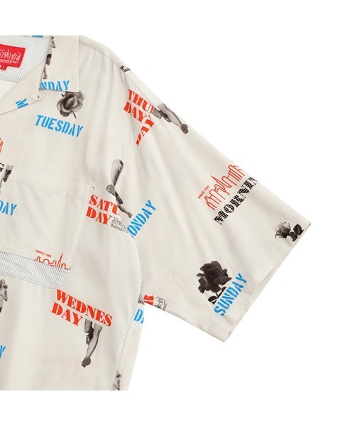 Manhattan Portage（マンハッタンポーテージ）の「S/S Aloha Shirt（シャツ/ブラウス・メンズ・ブラック/アイボリー/ベージュ・MEDIUM/LARGE）」の5枚目の写真