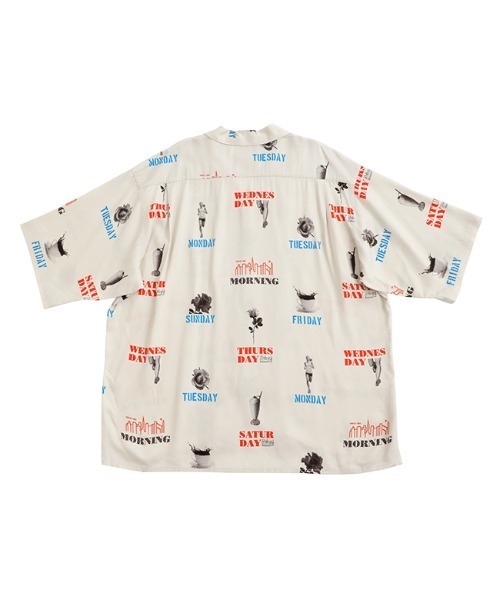 Manhattan Portage（マンハッタンポーテージ）の「S/S Aloha Shirt（シャツ/ブラウス・メンズ・ブラック/アイボリー/ベージュ・MEDIUM/LARGE）」の7枚目の写真