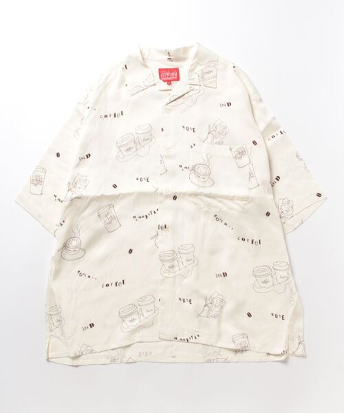 Manhattan Portage（マンハッタンポーテージ）の「S/S Aloha Shirt（シャツ/ブラウス・メンズ・ブラック/アイボリー/ベージュ・MEDIUM/LARGE）」の11枚目の写真