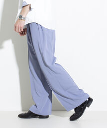 GLOSTER | 【GLOSTER/グロスター】ドレープスラックス イージーパンツ センタープレス クリース(その他パンツ)