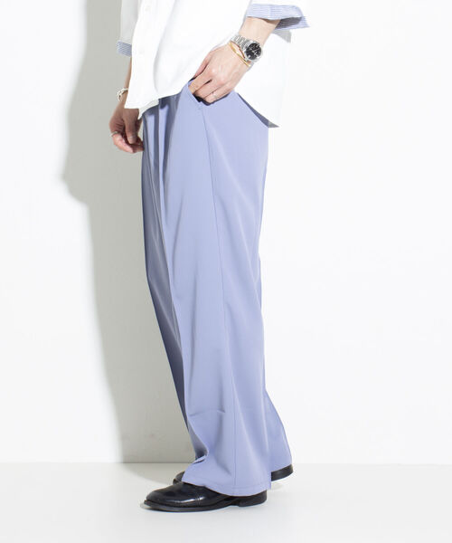 GLOSTER（グロスター）の「【GLOSTER/グロスター】ドレープスラックス イージーパンツ センタープレス クリース（その他パンツ・メンズ・ブラック/ライトグレー/ライトブルー・S/M/L）」の8枚目の写真