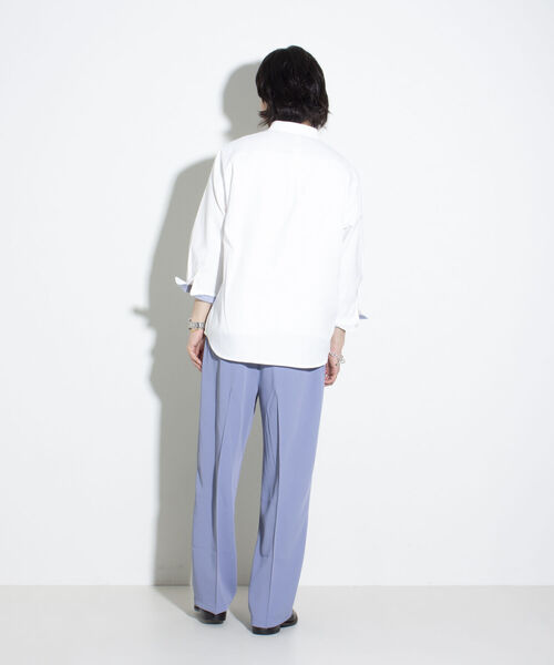 GLOSTER（グロスター）の「【GLOSTER/グロスター】ドレープスラックス イージーパンツ センタープレス クリース（その他パンツ・メンズ・ブラック/ライトグレー/ライトブルー・S/M/L）」の14枚目の写真