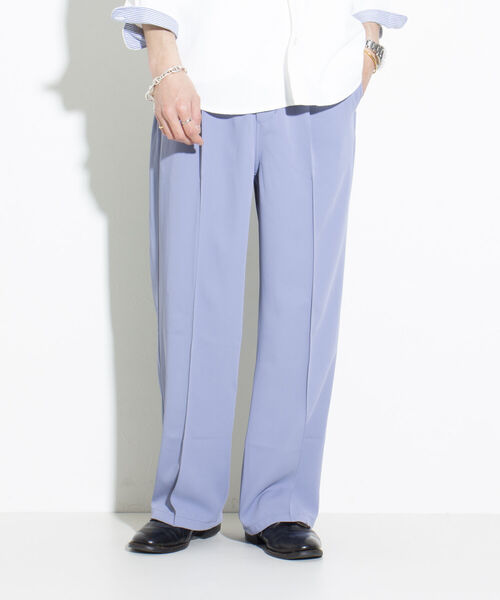 GLOSTER（グロスター）の「【GLOSTER/グロスター】ドレープスラックス イージーパンツ センタープレス クリース（その他パンツ・メンズ・ブラック/ライトグレー/ライトブルー・S/M/L）」の16枚目の写真