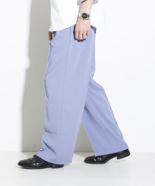 GLOSTER（グロスター）の「【GLOSTER/グロスター】ドレープスラックス イージーパンツ センタープレス クリース（その他パンツ・メンズ・ブラック/ライトグレー/ライトブルー・S/M/L）」の17枚目の写真