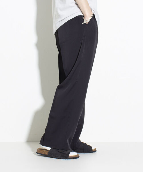 GLOSTER（グロスター）の「【GLOSTER/グロスター】ドレープスラックス イージーパンツ センタープレス クリース（その他パンツ・メンズ・ブラック/ライトグレー/ライトブルー・S/M/L）」の18枚目の写真