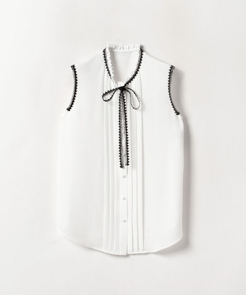 LOULOU WILLOUGHBY ルルウィルビー ポリジョーゼットブラウス Loulou Willoughby（ルルウィルビー）の「【LOULOU WILLOUGHBY