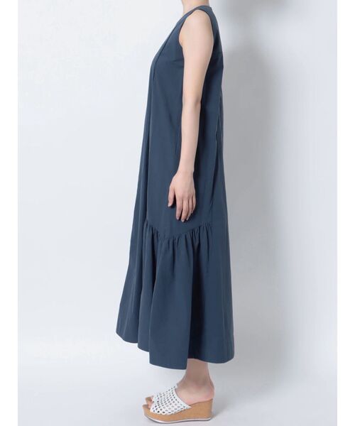 美品✨ ビューティーアンドユース ラミー ティアード ワンピース 麻100% o92116-m01.jpg