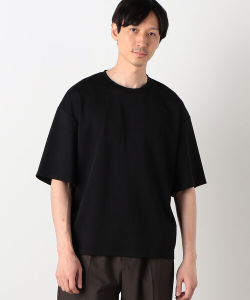 COMME CA ISM(コムサイズム)の「【WEB限定】 ビッグシルエット クルーネックTシャツ(Tシャツ/カットソー・メンズ・ホワイト/ブラック・MEDIUM/LARGE)」の12枚目の写真