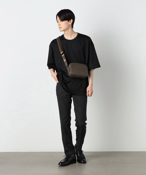 COMME CA ISM(コムサイズム)の「【WEB限定】 ビッグシルエット クルーネックTシャツ(Tシャツ/カットソー・メンズ・ホワイト/ブラック・MEDIUM/LARGE)」の21枚目の写真