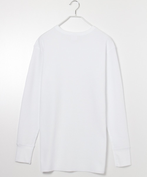 JEMORGAN(ジェーイーモーガン)の「【JEMORGAN / ジェーイーモーガン】サーマルクルーネックロンT(Tシャツ/カットソー・メンズ・ネイビー/カーキ/ホワイト/ブラック/杢グレー/ナチュラル・XL/L/M/S)」の11枚目の写真