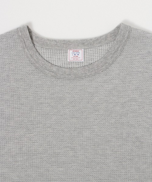 JEMORGAN(ジェーイーモーガン)の「【JEMORGAN / ジェーイーモーガン】サーマルクルーネックロンT(Tシャツ/カットソー・メンズ・ネイビー/カーキ/ホワイト/ブラック/杢グレー/ナチュラル・XL/L/M/S)」の7枚目の写真