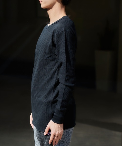 JEMORGAN(ジェーイーモーガン)の「【JEMORGAN / ジェーイーモーガン】サーマルクルーネックロンT(Tシャツ/カットソー・メンズ・ネイビー/カーキ/ホワイト/ブラック/杢グレー/ナチュラル・XL/L/M/S)」の18枚目の写真