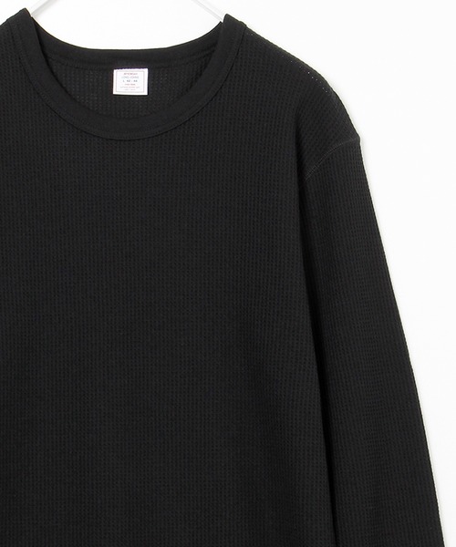 JEMORGAN(ジェーイーモーガン)の「【JEMORGAN / ジェーイーモーガン】サーマルクルーネックロンT(Tシャツ/カットソー・メンズ・ネイビー/カーキ/ホワイト/ブラック/杢グレー/ナチュラル・XL/L/M/S)」の20枚目の写真