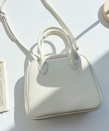 florist | 【2WAY/3WAY】スクエアレザーボストンハンドバッグ/ショルダーバッグ(ボストンバッグ)