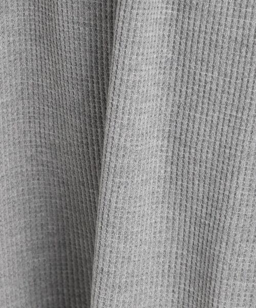 SHOO・LA・RUE（シューラルー）の「◆夏のアクティブスタイルに！ワッフルロングTシャツワンピース（ワンピース・レディース・カーキ/ブラック/グレー・02/03/04）」の11枚目の写真