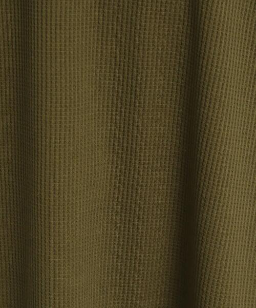 SHOO・LA・RUE（シューラルー）の「◆夏のアクティブスタイルに！ワッフルロングTシャツワンピース（ワンピース・レディース・カーキ/ブラック/グレー・02/03/04）」の13枚目の写真