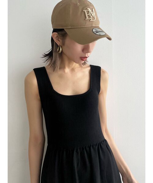 EMODA(エモダ)の「タンクフィットボリュームマキシワンピース(ワンピース・レディース・グレー/ブラック/ホワイト・FREE)」の15枚目の写真