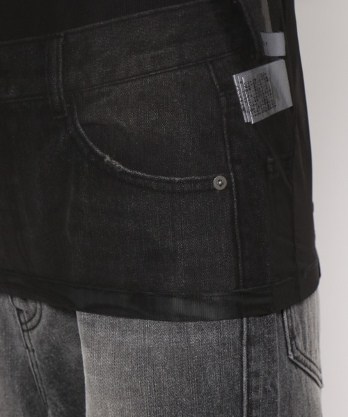 PAGEBOY（ページボーイ）の「シアーメロークルーTOPS（Tシャツ/カットソー・レディース・ブラック/ピンク系その他/オフホワイト/ブラック系その他・FREE）」の21枚目の写真