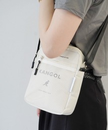【KANGOL】 縦型 メッシュポケット ショルダーバック