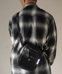【KANGOL】 縦型 メッシュポケット ショルダーバック