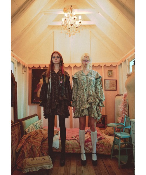 rurumu:（ルルムウ）の「rurumu:/ルルムウ/usa-mimi knit cap (medium-length)（ニットキャップ/ビーニー・レディース・アイボリー/ブラック/ダークブラウン/ピンク・FREE）」の22枚目の写真