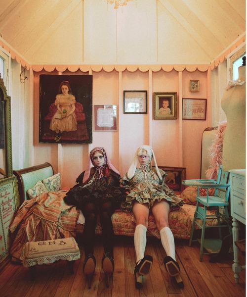 rurumu:（ルルムウ）の「rurumu:/ルルムウ/usa-mimi knit cap (medium-length)（ニットキャップ/ビーニー・レディース・アイボリー/ブラック/ダークブラウン/ピンク・FREE）」の16枚目の写真