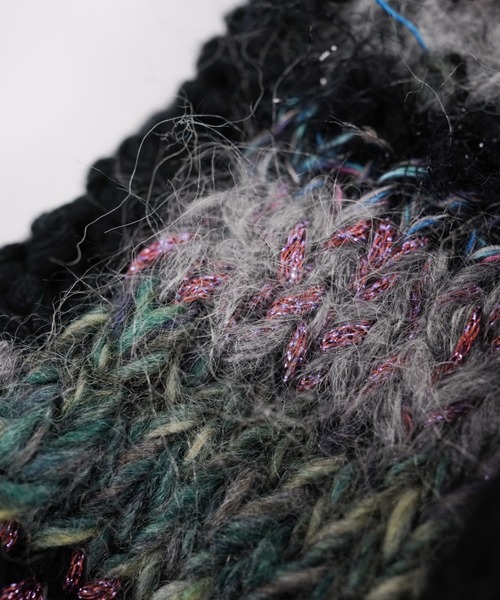 rurumu:（ルルムウ）の「rurumu:/ルルムウ/usa-mimi knit cap (medium-length)（ニットキャップ/ビーニー・レディース・アイボリー/ブラック/ダークブラウン/ピンク・FREE）」の20枚目の写真