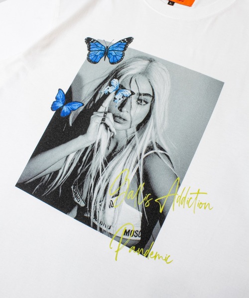 GALLIS ADDICTION（ガリスアディクション）の「GA GIRL-PHOTO TEE（Tシャツ/カットソー・メンズ・ホワイト/ブラック/ダークグレー/ホワイト系2/グレー系2/ブラック系2/ブラック系3/チャコール/ホワイト系3・M/L）」の21枚目の写真