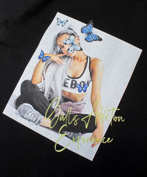 GALLIS ADDICTION（ガリスアディクション）の「GA GIRL-PHOTO TEE（Tシャツ/カットソー・メンズ・ホワイト/ブラック/ダークグレー/ホワイト系2/グレー系2/ブラック系2/ブラック系3/チャコール/ホワイト系3・M/L）」の20枚目の写真