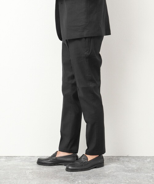 NOLLEY'S goodman（ノーリーズグッドマン）の「《セットアップ対応》SAFILIN リネン混 イージーパンツ（その他パンツ・メンズ・キャメル/ブラック/ネイビー/ベージュ・L/M/S）」の8枚目の写真