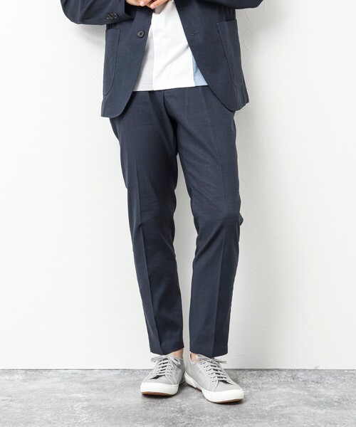 NOLLEY'S goodman（ノーリーズグッドマン）の「《セットアップ対応》SAFILIN リネン混 イージーパンツ（その他パンツ・メンズ・キャメル/ブラック/ネイビー/ベージュ・L/M/S）」の14枚目の写真