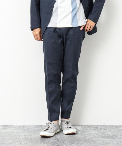 NOLLEY'S goodman（ノーリーズグッドマン）の「《セットアップ対応》SAFILIN リネン混 イージーパンツ（その他パンツ・メンズ・キャメル/ブラック/ネイビー/ベージュ・L/M/S）」の15枚目の写真