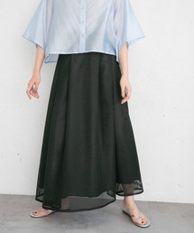 KBF | メッシュタックフレアスカート(スカート)
