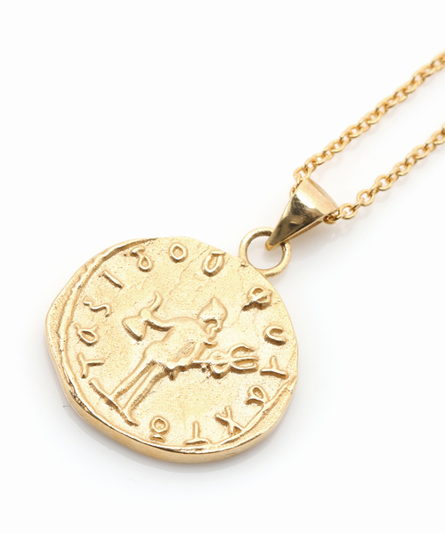 La TOTALITE（ラトータリテ）の「【chibi jewels/チビジュエルズ】コインネックレス Amulet（ネックレス・レディース・ゴールド・FREE）」の6枚目の写真