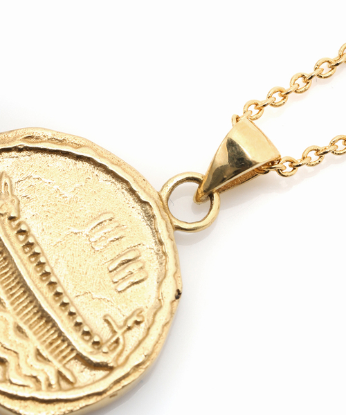 La TOTALITE（ラトータリテ）の「【chibi jewels/チビジュエルズ】コインネックレス Amulet（ネックレス・レディース・ゴールド・FREE）」の8枚目の写真