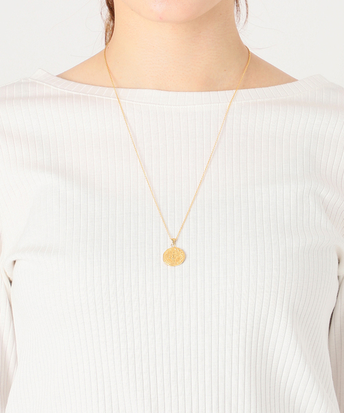 La TOTALITE（ラトータリテ）の「【chibi jewels/チビジュエルズ】コインネックレス Amulet（ネックレス・レディース・ゴールド・FREE）」の12枚目の写真