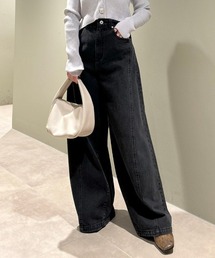 LILY BROWN | 【WEB限定00サイズあり】カーブパネルデニムパンツ(デニムパンツ)