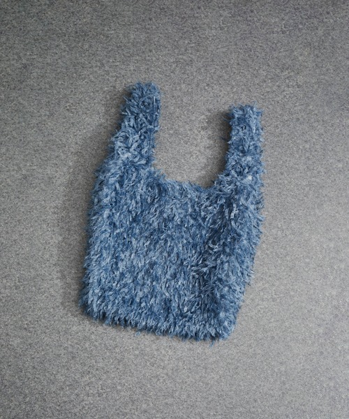 ADAM ET ROPE'(アダムエロペ)の「【サステナブル】フリンジトート(ハンドバッグ・レディース・ブラック/ホワイト/ブルー系その他5/ブラウン・FREE)」の4枚目の写真