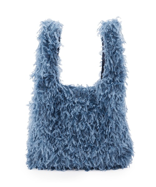 ADAM ET ROPE'(アダムエロペ)の「【サステナブル】フリンジトート(ハンドバッグ・レディース・ブラック/ホワイト/ブルー系その他5/ブラウン・FREE)」の9枚目の写真