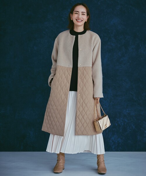 OPAQUE.CLIP（オペークドットクリップ）の「◆【抗菌防臭加工/5cmヒール】ストレッチショートブーツ（ブーツ・レディース・オフホワイト/ブラック/ベージュ・02/03/01）」の5枚目の写真