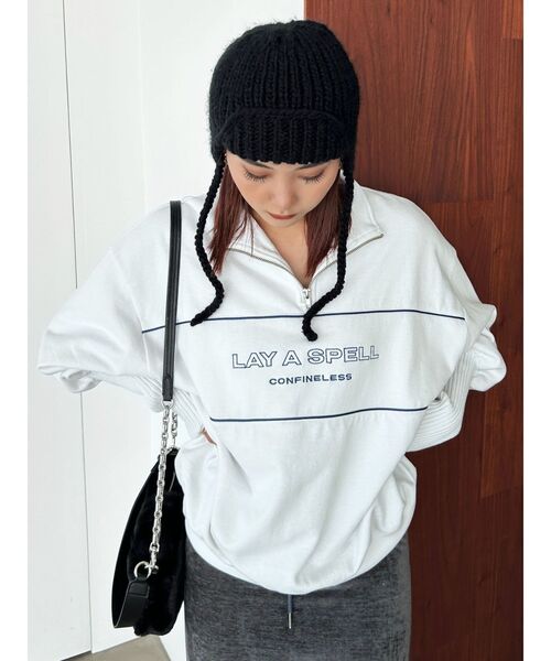 EMODA(エモダ)の「イヤーフラップニットキャップ(ニットキャップ/ビーニー・レディース・その他/ブラック・FREE)」の7枚目の写真