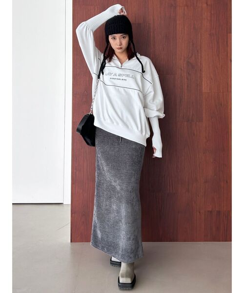 EMODA(エモダ)の「イヤーフラップニットキャップ(ニットキャップ/ビーニー・レディース・その他/ブラック・FREE)」の8枚目の写真