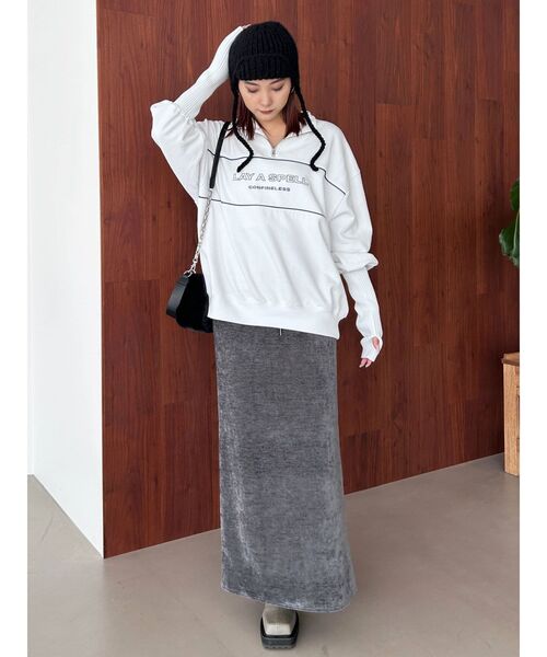 EMODA(エモダ)の「イヤーフラップニットキャップ(ニットキャップ/ビーニー・レディース・その他/ブラック・FREE)」の9枚目の写真