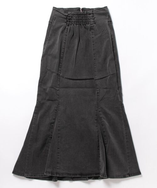 one way（ワンウェイ）の「FRONTジップデニムマーメイドスカート　※別ページにて販売中！（5843091560）（デニムスカート・レディース・ブラック/ブルー/ダークブルー/ライトブルー・FREE）」の5枚目の写真