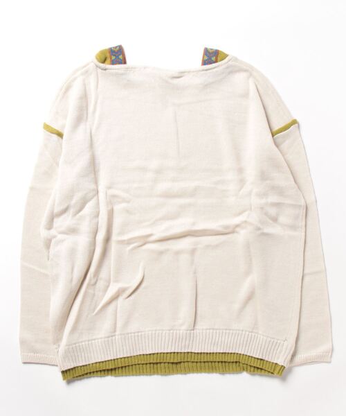 チチカカ（チチカカ）の「ウォッシャブルチロリーニットプルオーバー（ニット/セーター・レディース・イエロー/ブラック/アイボリー/グリーン・FREE）」の22枚目の写真