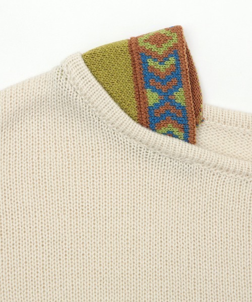 チチカカ（チチカカ）の「ウォッシャブルチロリーニットプルオーバー（ニット/セーター・レディース・イエロー/ブラック/アイボリー/グリーン・FREE）」の16枚目の写真