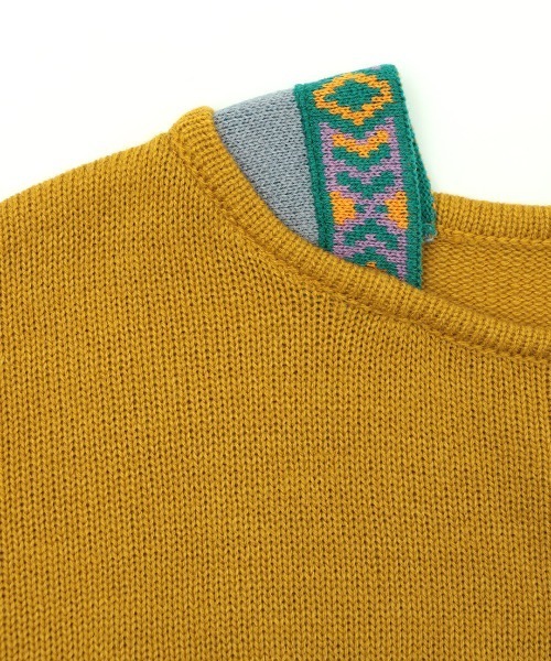 チチカカ（チチカカ）の「ウォッシャブルチロリーニットプルオーバー（ニット/セーター・レディース・イエロー/ブラック/アイボリー/グリーン・FREE）」の17枚目の写真