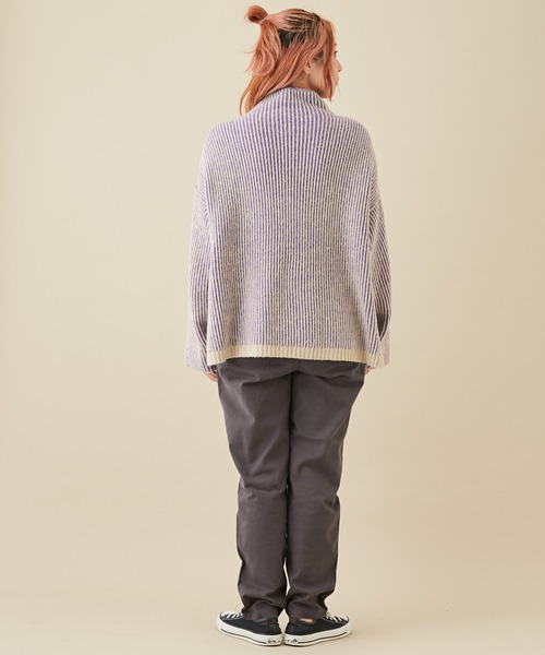 CUBE SUGAR（キューブシュガー）の「微起毛ツイルらくシュットパンツ（その他パンツ・レディース・レッド/ナチュラル/カーキ/ベージュ/チャコールグレー・S/M）」の16枚目の写真