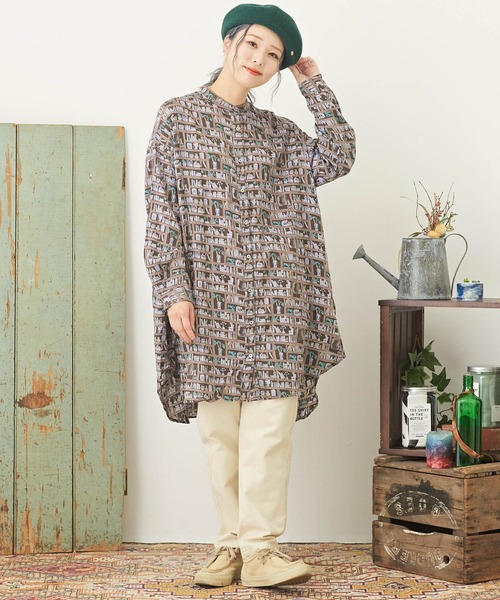 CUBE SUGAR（キューブシュガー）の「微起毛ツイルらくシュットパンツ（その他パンツ・レディース・レッド/ナチュラル/カーキ/ベージュ/チャコールグレー・S/M）」の10枚目の写真